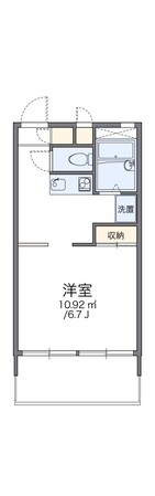 レオパレスメイプルIIIの物件間取画像